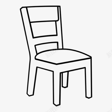 椅子支架座椅图标图标