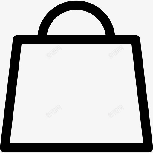 购物袋轮廓工具和用具灯塔图标svg_新图网 https://ixintu.com 工具和用具 灯塔 购物袋轮廓