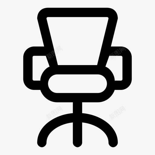 办公椅老板舒适图标svg_新图网 https://ixintu.com 公司粗体 凳子 办公椅 坐椅 垫料 滚动椅 老板 舒适 转椅