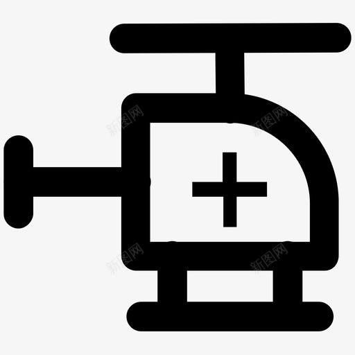 医疗救援健康粗体线图标svg_新图网 https://ixintu.com 健康粗体线图标 医疗救援