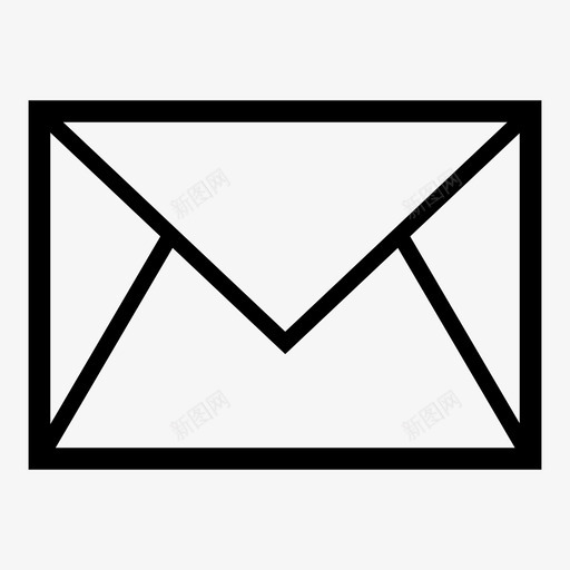 信封未读邮寄图标svg_新图网 https://ixintu.com 信件 信封 封闭信封 封面 未读 电子邮件 硬邮件 邮件 邮寄 非虚拟