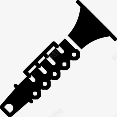 单簧管乐队法语图标图标
