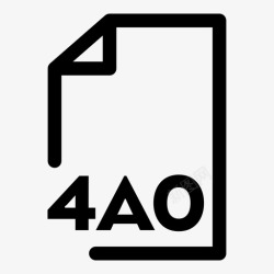 文件的打印尺寸4a0纸打印文书图标高清图片