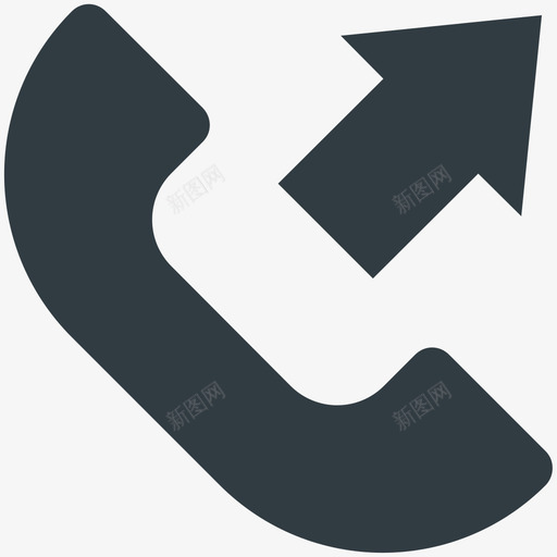 拨出电话通讯酷标图标svg_新图网 https://ixintu.com 拨出电话 通讯酷矢量图标