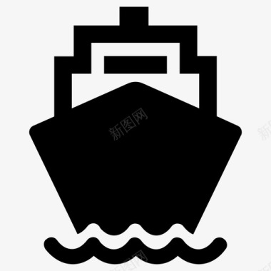 船货物巡洋舰图标图标