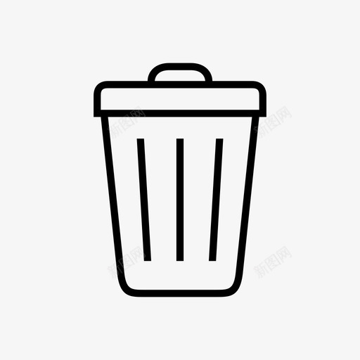 垃圾桶分析垃圾箱图标svg_新图网 https://ixintu.com 信息 分析 删除 品牌 垃圾桶 垃圾箱 透镜 邮件工具