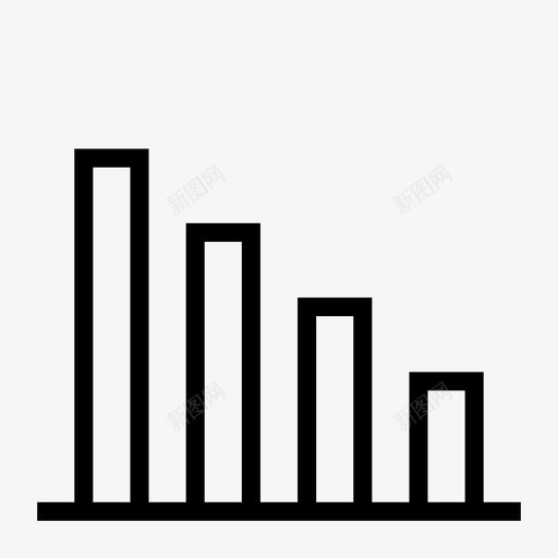 条形图报表数量图标svg_新图网 https://ixintu.com 业务 分析 图 报表 数字 数据 数量 条形图 点 统计 角度业务