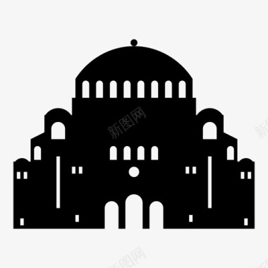 圣萨瓦神庙塞尔维亚传奇图标图标