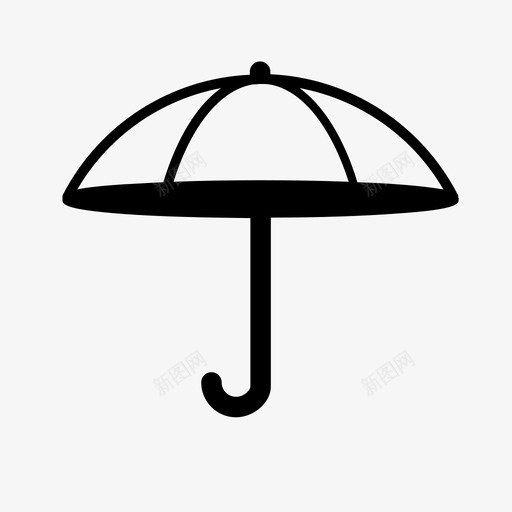 伞遮蔽物棚子图标svg_新图网 https://ixintu.com 伞 保存 保护 天气 安全 棚子 遮蔽物 遮阳 雨水