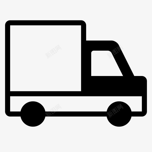 卡车送货驾驶图标svg_新图网 https://ixintu.com smoothfill运输 卡车 货车 车辆 轮胎 运输 送货 驾驶