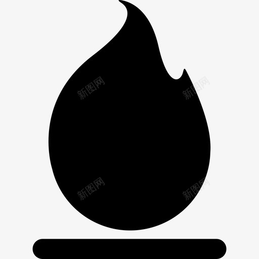火焰火焰黑色符号界面coolicons图标svg_新图网 https://ixintu.com coolicons 火焰火焰黑色符号 界面