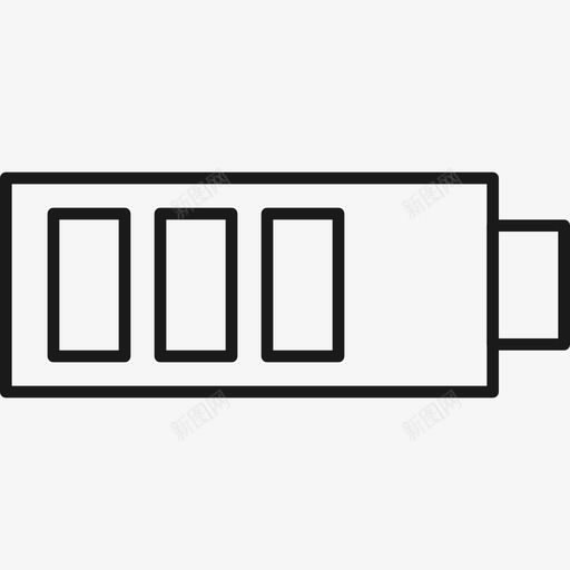 电池通用图标集超轻svg_新图网 https://ixintu.com 电池 通用图标集超轻