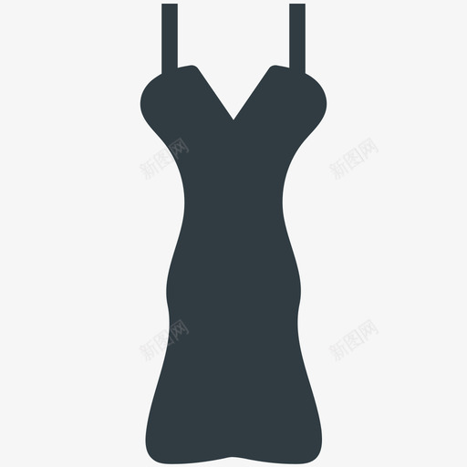 女性着装时尚和服装酷标图标svg_新图网 https://ixintu.com 女性着装 时尚和服装酷矢量图标