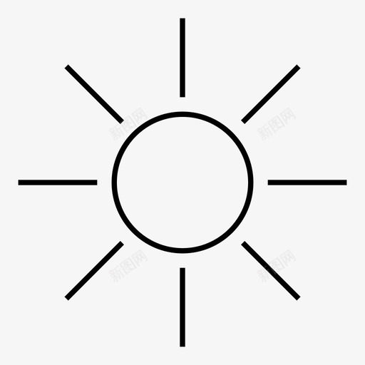 太阳阳光夏天图标svg_新图网 https://ixintu.com 仓库 品牌 夏天 天气 天气预报 太阳 实验室 房子 阳光 预报
