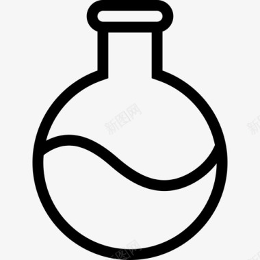 圆底烧瓶物质摇匀图标图标