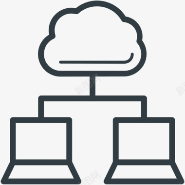云连接云计算标图标图标