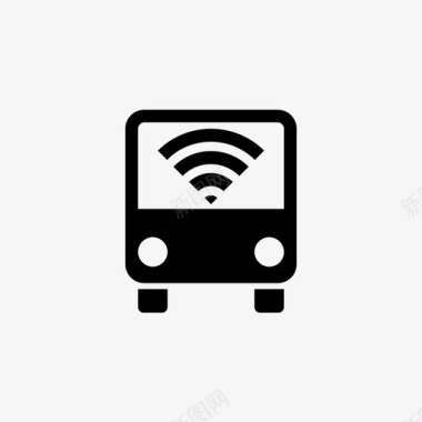 wifi总线车辆旅行者图标图标