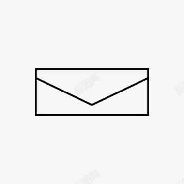 信封邮件纸张图标图标