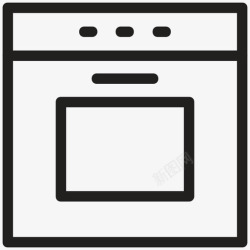 煤气灶炉灶准备午餐图标高清图片