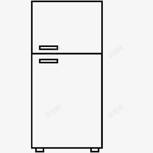 冰箱架子保鲜器图标svg_新图网 https://ixintu.com 保鲜器 储藏室 冰箱 冷却器 厨房 家 家具 家居装饰 容器 架子 装饰