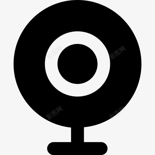 网络摄像头照相镜头图标svg_新图网 https://ixintu.com 成像仪 数码 照相 电脑摄像头 电脑配件 网络元素 网络摄像头 通讯粗体图标 镜头
