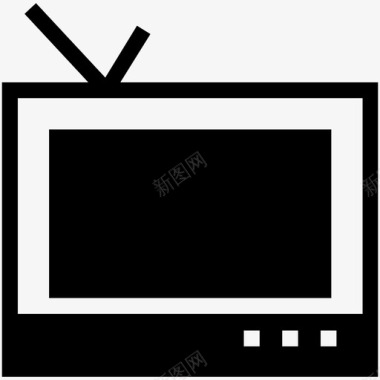 采购产品电视复古电视电视机图标图标