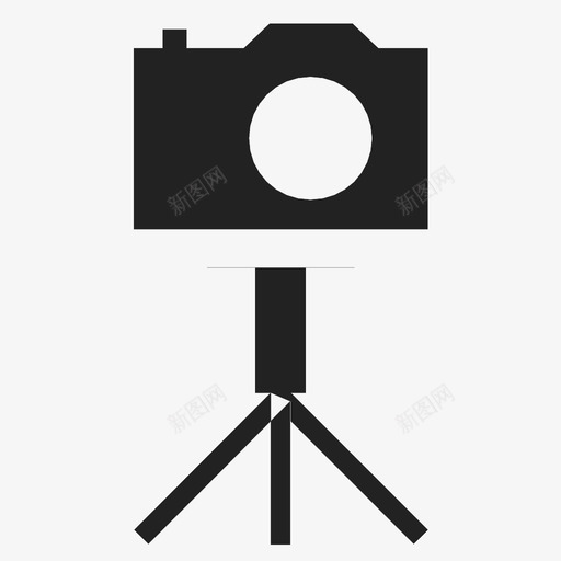 相机带三脚架支架图标svg_新图网 https://ixintu.com 单反相机 图片 拍摄 支架 数码 相机带三脚架 视频
