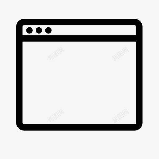 窗口计算机屏幕显示器图标svg_新图网 https://ixintu.com pixograms 显示器 显示网站 桌面 界面 程序 窗口 计算机屏幕 输入 输出 面板 默认页面