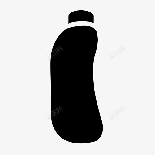 塑料瓶容器饮料图标svg_新图网 https://ixintu.com 储藏室 塑料瓶 容器 洗发水 洗发水瓶 液体 瓶子容器 盖子 饮料