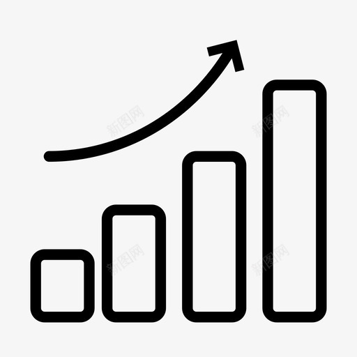 柱状图统计服务图标svg_新图网 https://ixintu.com 业务 信息 图表 携带 支持 数据 服务 服务质量 柱状图 测量 统计 质量