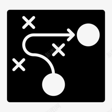 战略策略搜索引擎优化图标图标