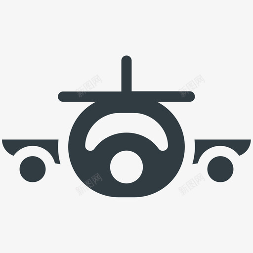 飞机运输冷标图标svg_新图网 https://ixintu.com 运输冷矢量图标 飞机