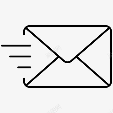 发送电子邮件产品ui行图标图标