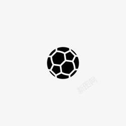 简单球体足球世界欧足联图标高清图片