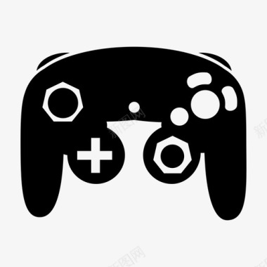 游戏立方体控制器视频游戏复古图标图标