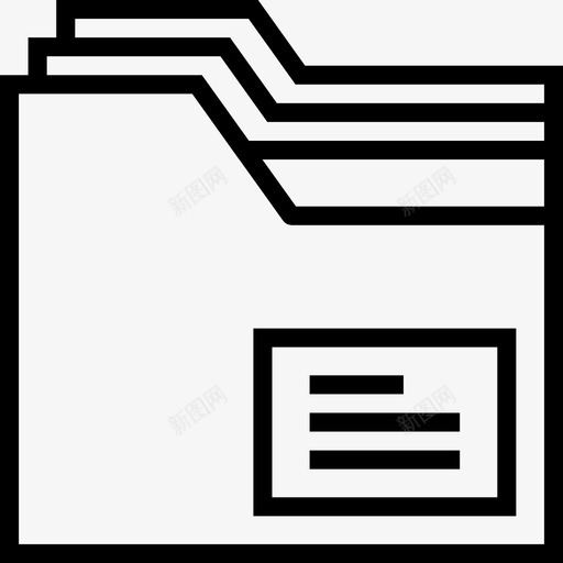 文件夹多个标签图标svg_新图网 https://ixintu.com essentials大纲 smashicons 信息 多个 存储 数据 文件 文件夹 文档 标签