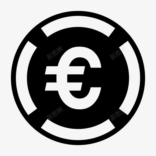 欧元硬币货币储蓄图标svg_新图网 https://ixintu.com 价值 储蓄 旅行货币 欧元硬币 货币