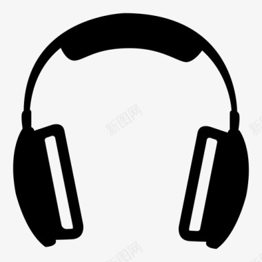 耳机物品音乐图标图标