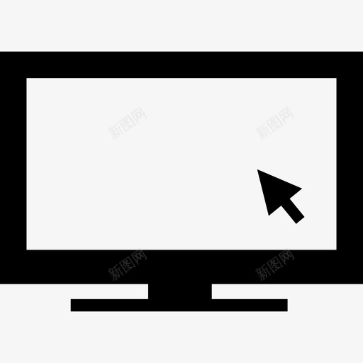 带光标箭头的屏幕工具和器具现代屏幕图标svg_新图网 https://ixintu.com 工具和器具 带光标箭头的屏幕 现代屏幕