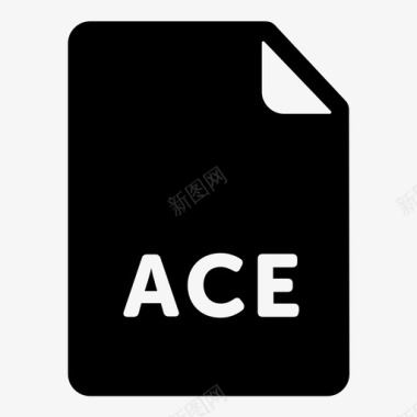 ace文件多媒体信息图标图标