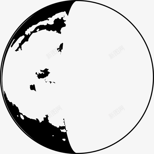 月相符号天气月相1图标svg_新图网 https://ixintu.com 天气 月相1 月相符号