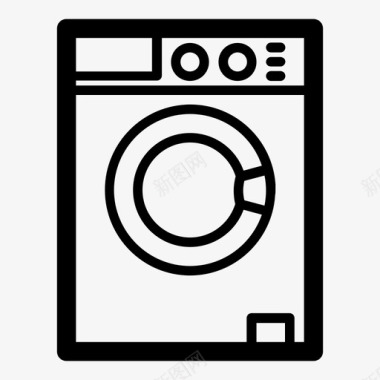 洗衣机水肥皂水图标图标