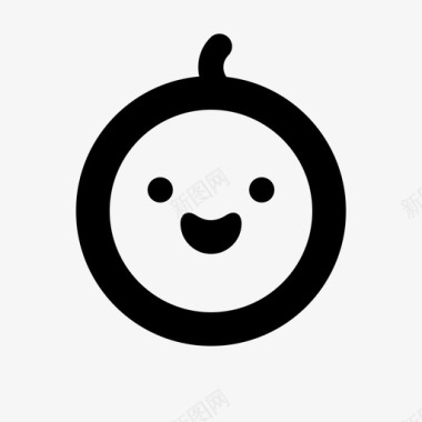 微笑宝贝可爱图标图标
