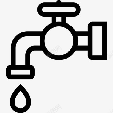 水龙头洗衣机水管图标图标
