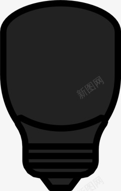 led灯泡照明灯图标图标