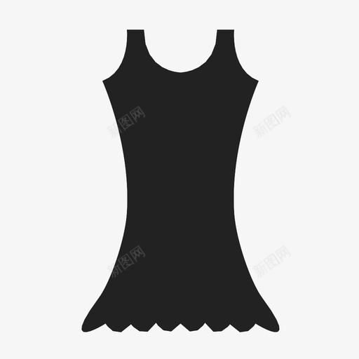 服装套装时装图标svg_新图网 https://ixintu.com 套装 时装 服装 礼服 罩衫 裙子