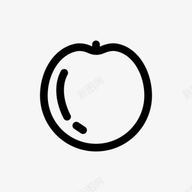 桃子减肥吃图标图标