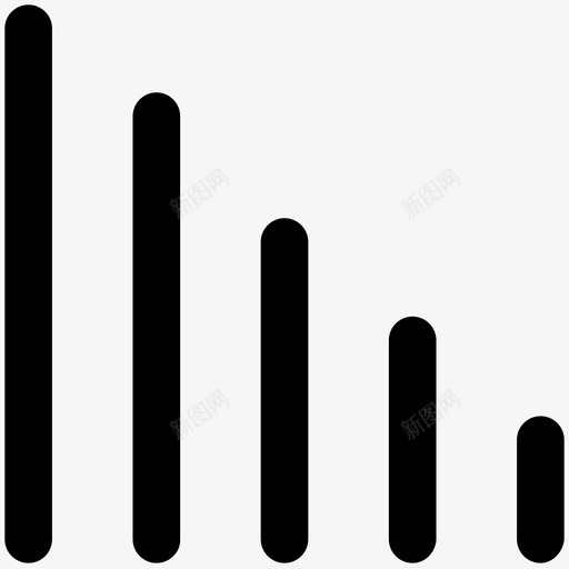 wifi音频信号图标svg_新图网 https://ixintu.com wifi 信号 均衡器 声带 宽带 指示 网络工作 计算机工作 音乐条 音乐粗体线图标 音频