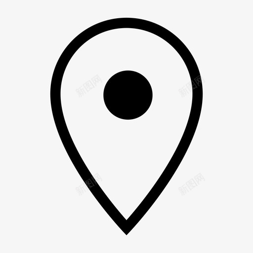 地图标记定位点导航svg_新图网 https://ixintu.com 位置 地图标记 存储 定位器 定位点 导航 放大镜 波段 管理