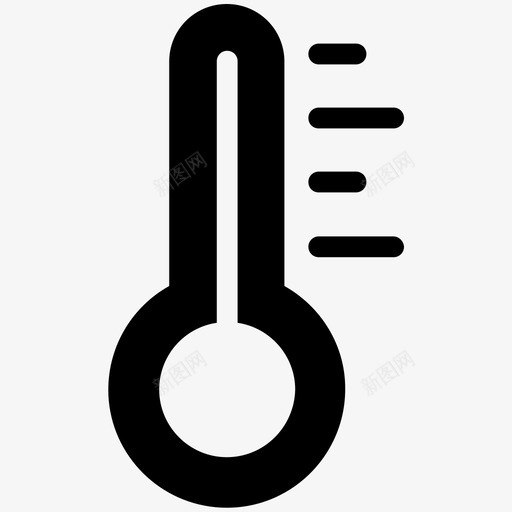 温度计温度技术图标svg_新图网 https://ixintu.com 冷 天气指示器 技术 放大镜 整体 波段 温度 温度计 热 电子商务 自然冷矢量图标